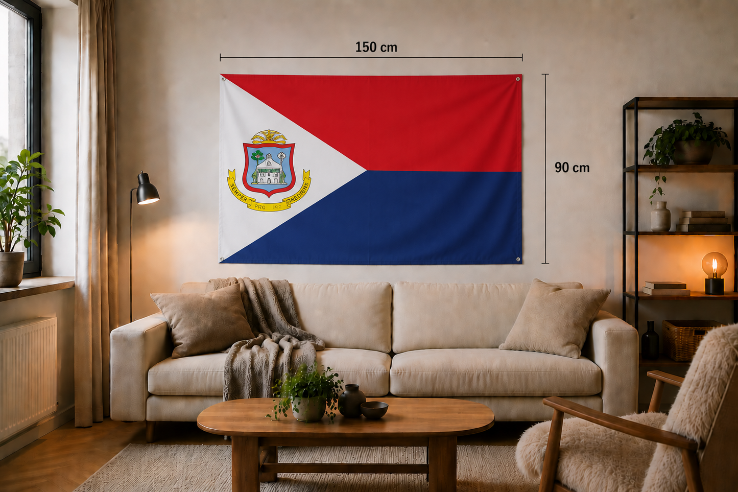 Drapeau de Saint Martin rewelz