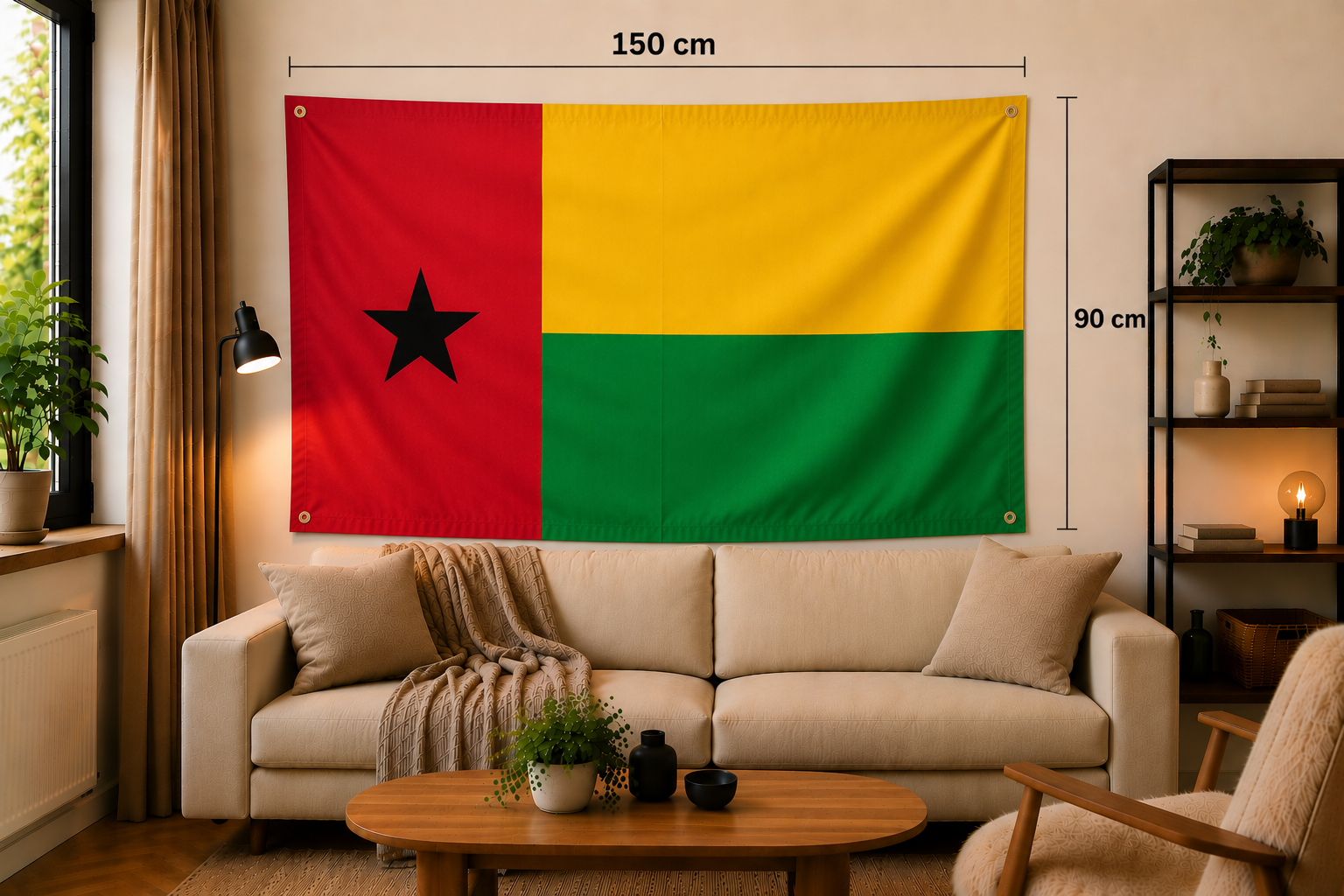 Drapeau de la Guinée-Bissau rewelz
