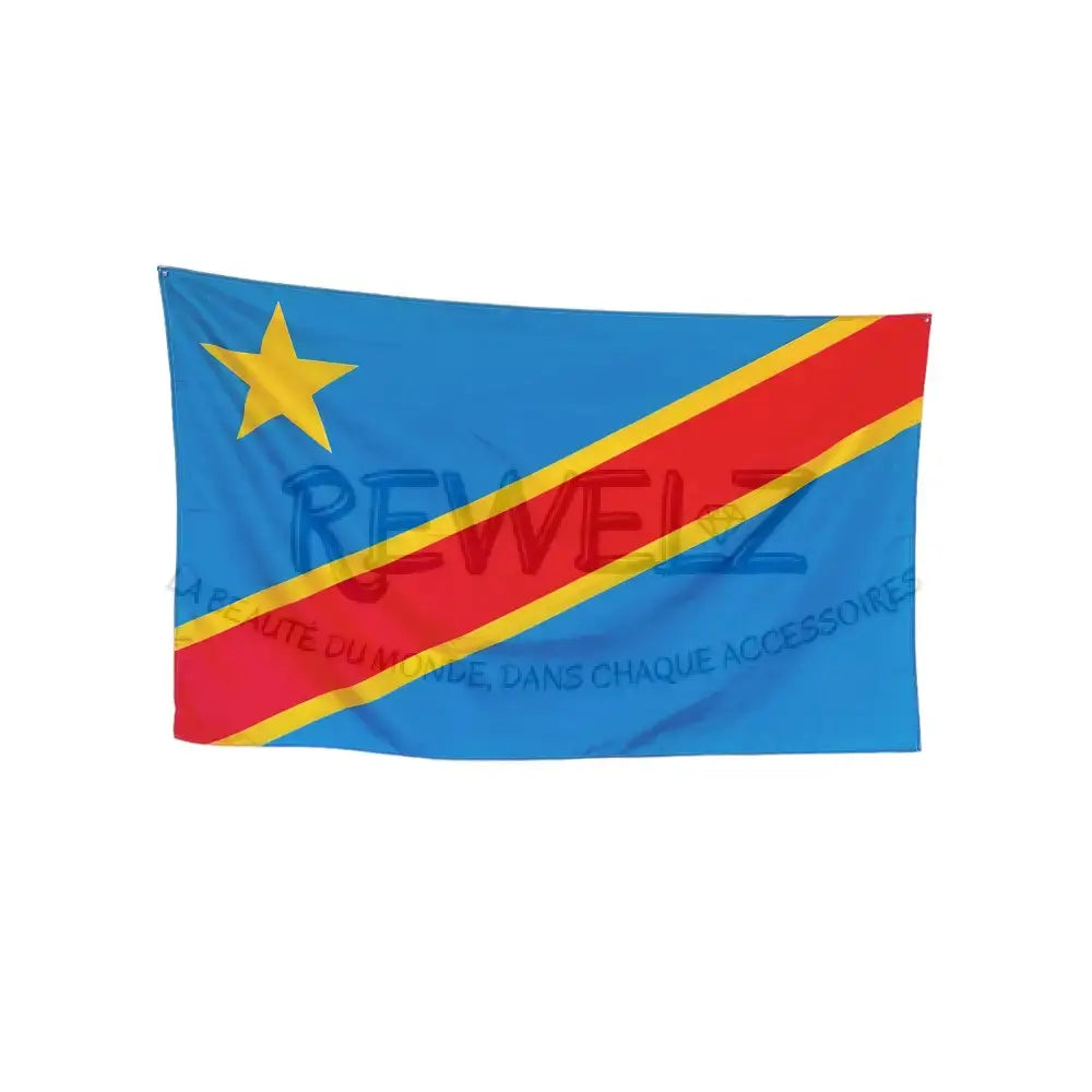 Drapeau de la République Démocratique du Congo