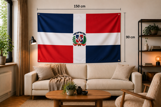 Drapeau de la République Dominicaine rewelz