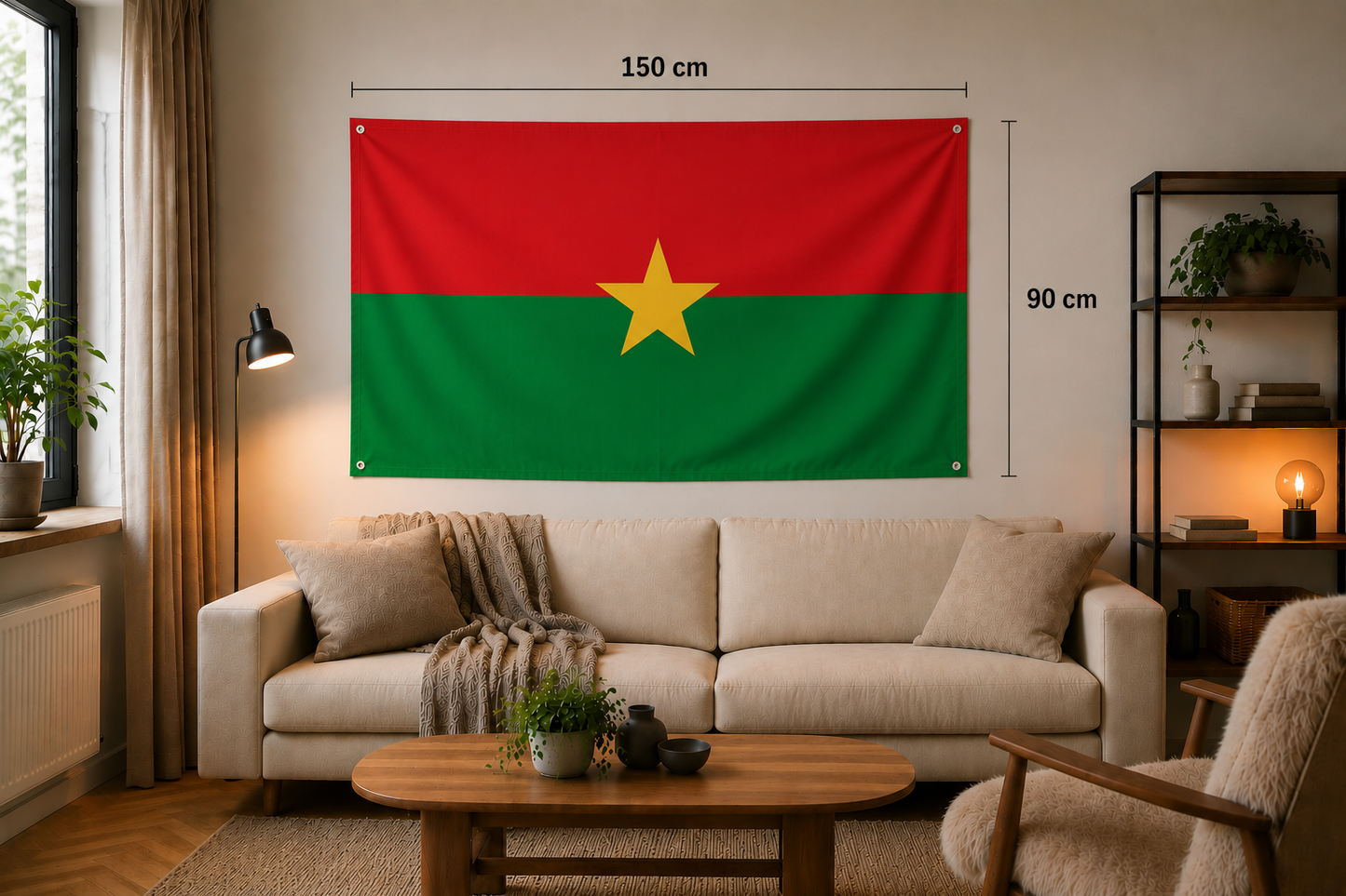 Drapeau du Burkina Faso rewelz