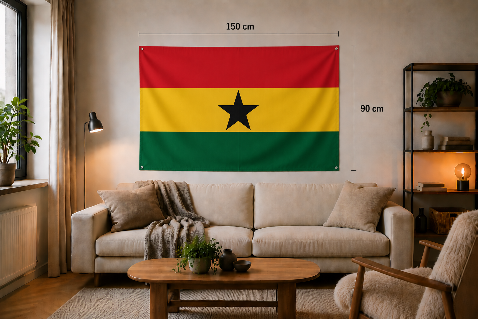 Drapeau du Ghana rewelz
